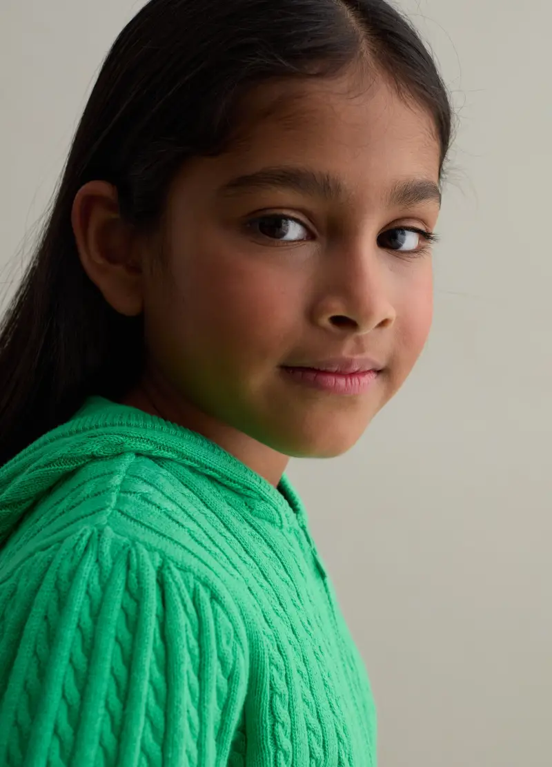 OVS Cardigan Bambina Verde 2735275 miniatura 3