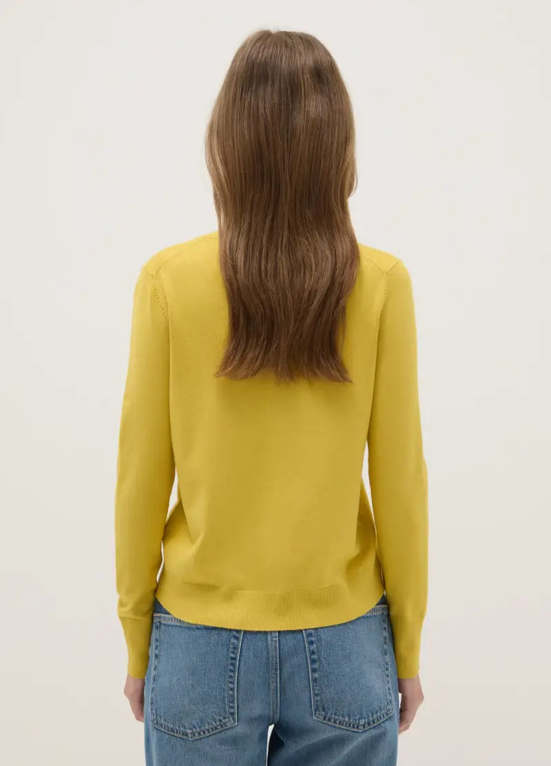 OVS Cardigan Donna Giallo 3984004 miniatura 3