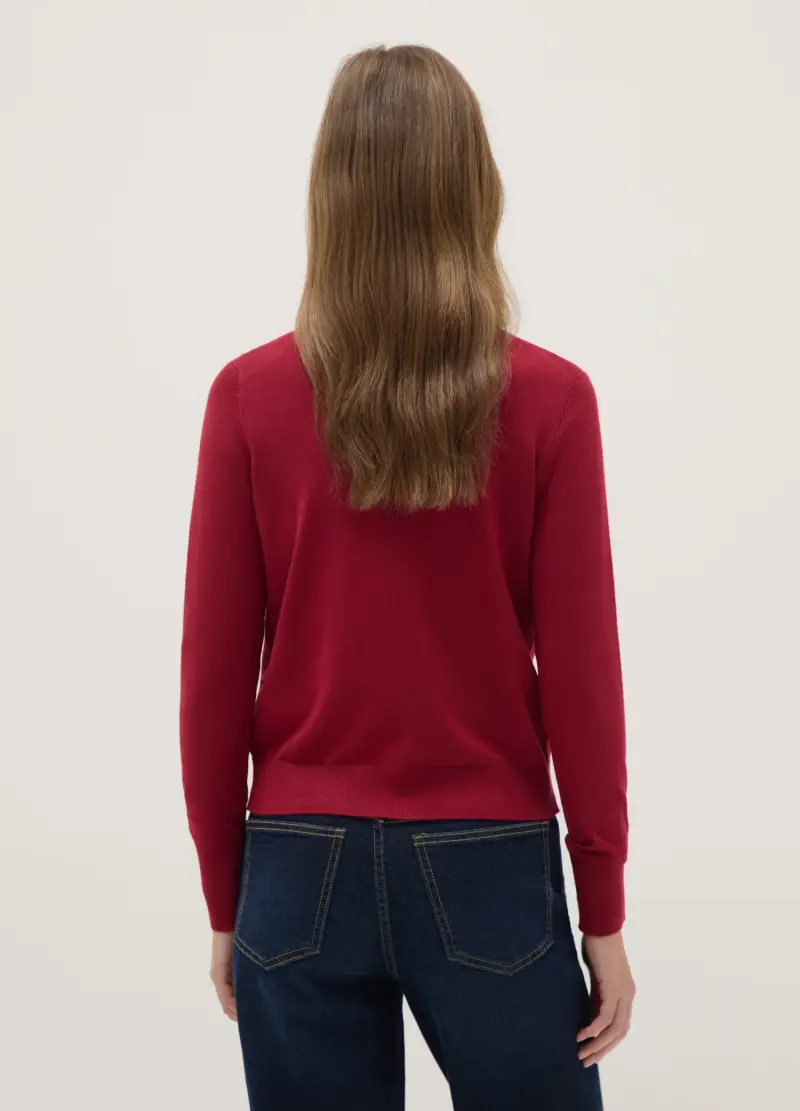 OVS Cardigan Donna Rosso 3984005 miniatura 3