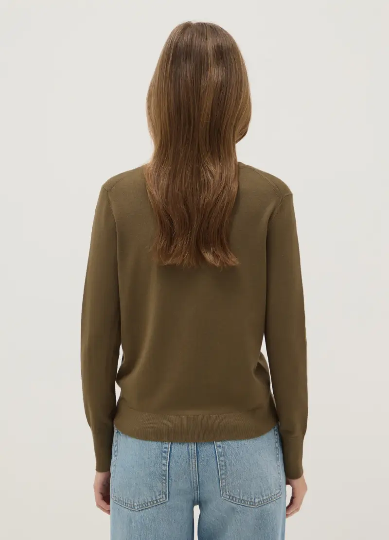 OVS Cardigan Donna Verde 3984006 miniatura 3