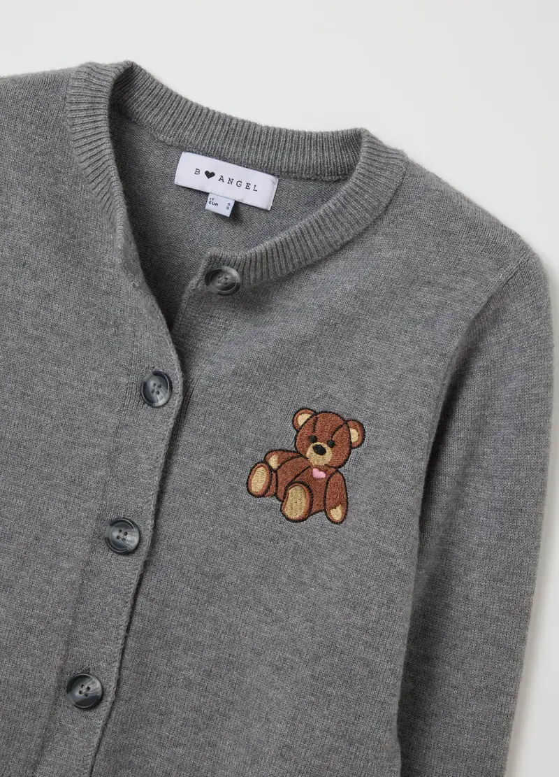 OVS Cardigan Donna Grigio 2616136 miniatura 2