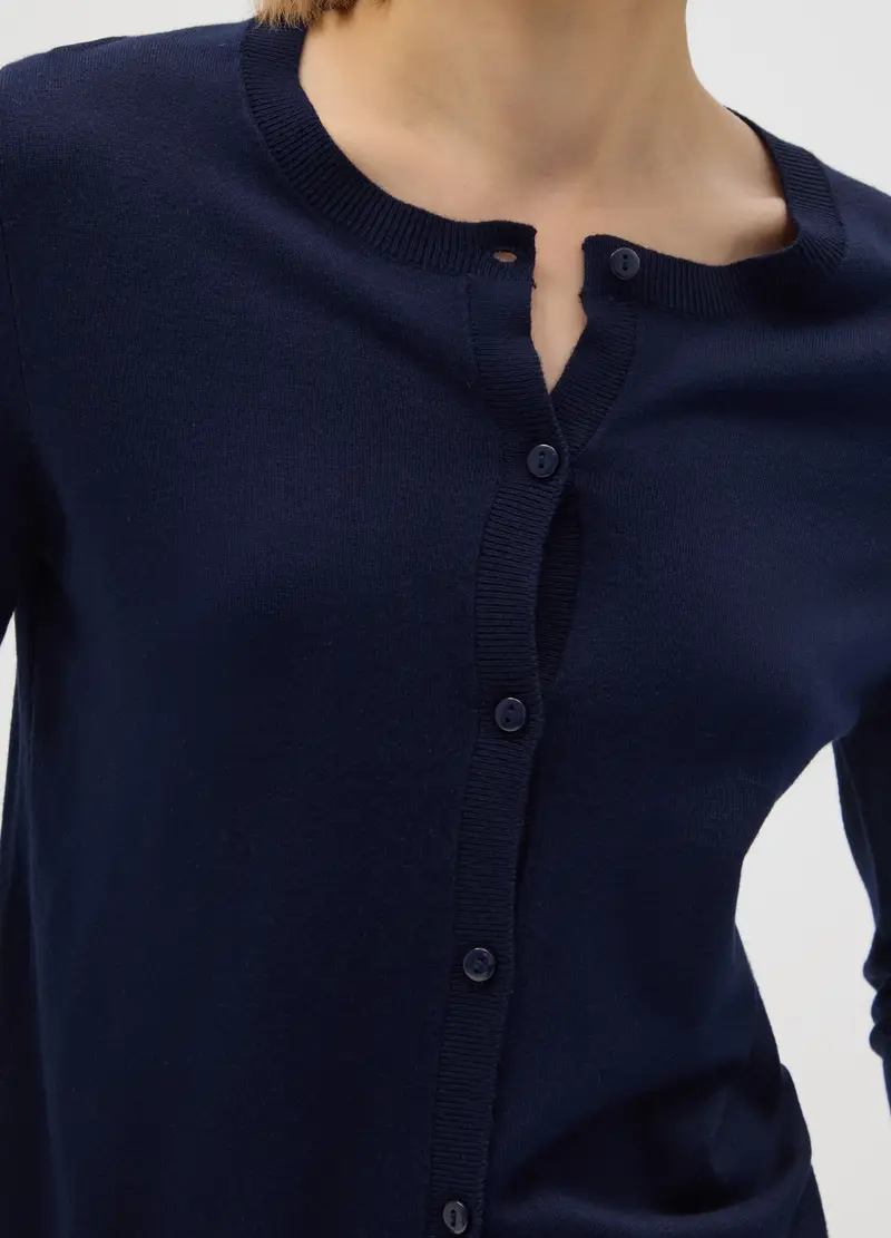 OVS HOUSEBRAND Cardigan Donna Blu 1091600 miniatura 3