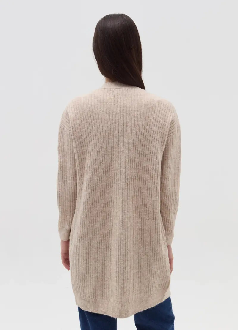 OVS Cardigan Donna Beige 3851901 miniatura 3
