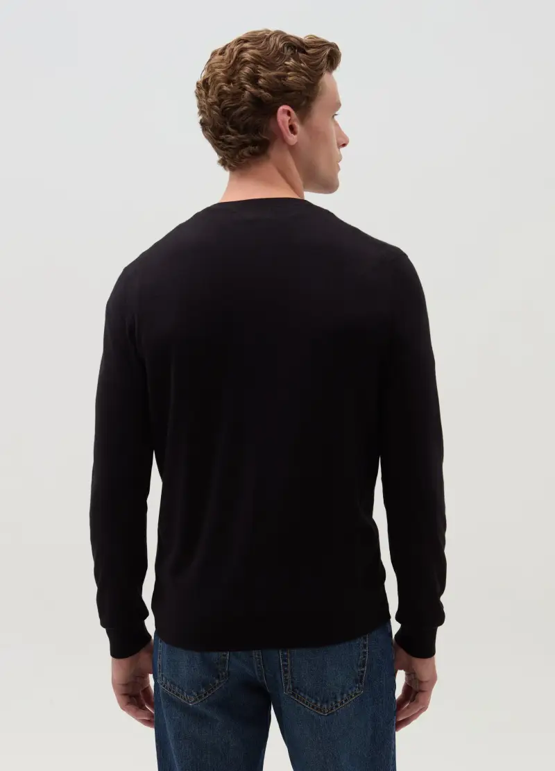 OVS Cardigan Uomo Nero 3914791 miniatura 3