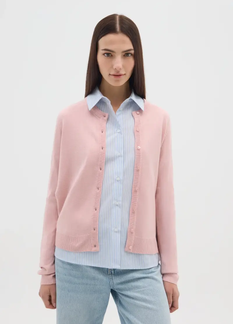 OVS Cardigan Donna Rosa 3488599 miniatura 2