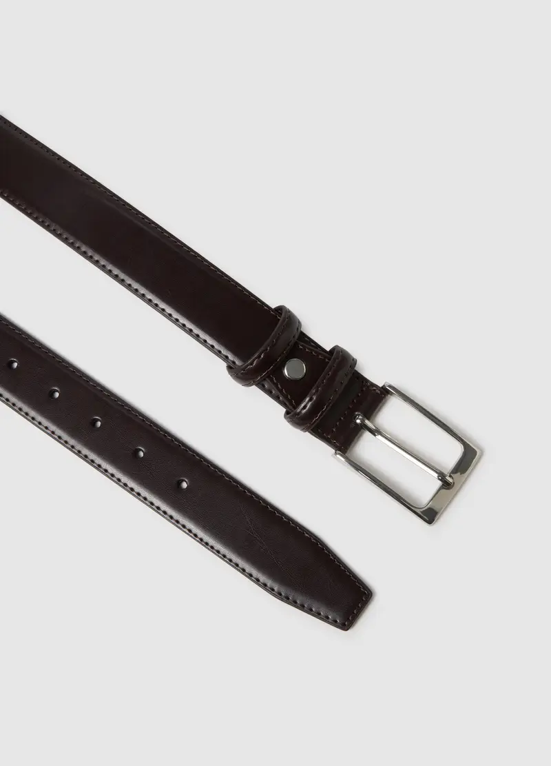 Cintura Casual Marrone Regular Fit, Uomo, Marrone miniatura 2