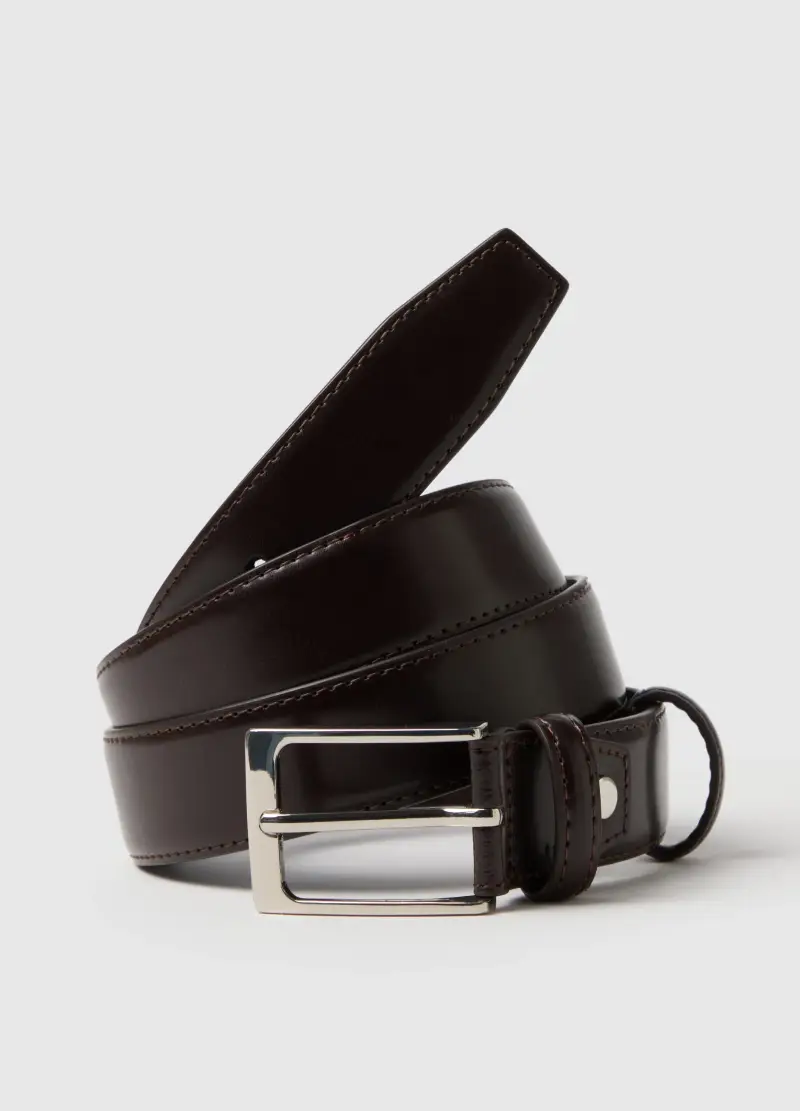 Cintura Casual Marrone Regular Fit, Uomo, Marrone miniatura 3