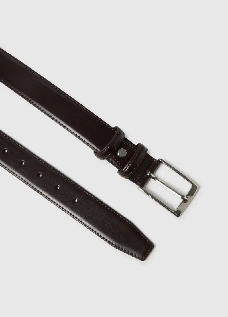 Cintura Casual Marrone Regular Fit, Uomo, Marrone miniatura 2