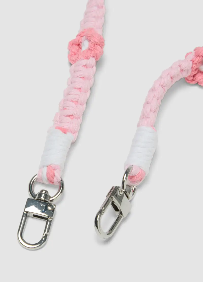 Cinturino Multicolor Con Fiori In Puro Cotone, Donna, Multicolor miniatura 2