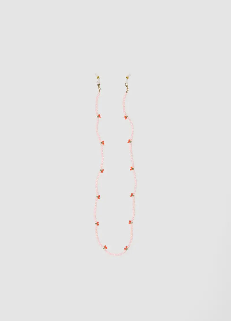 Collana Multicolor Con Perline, Donna, Multicolor