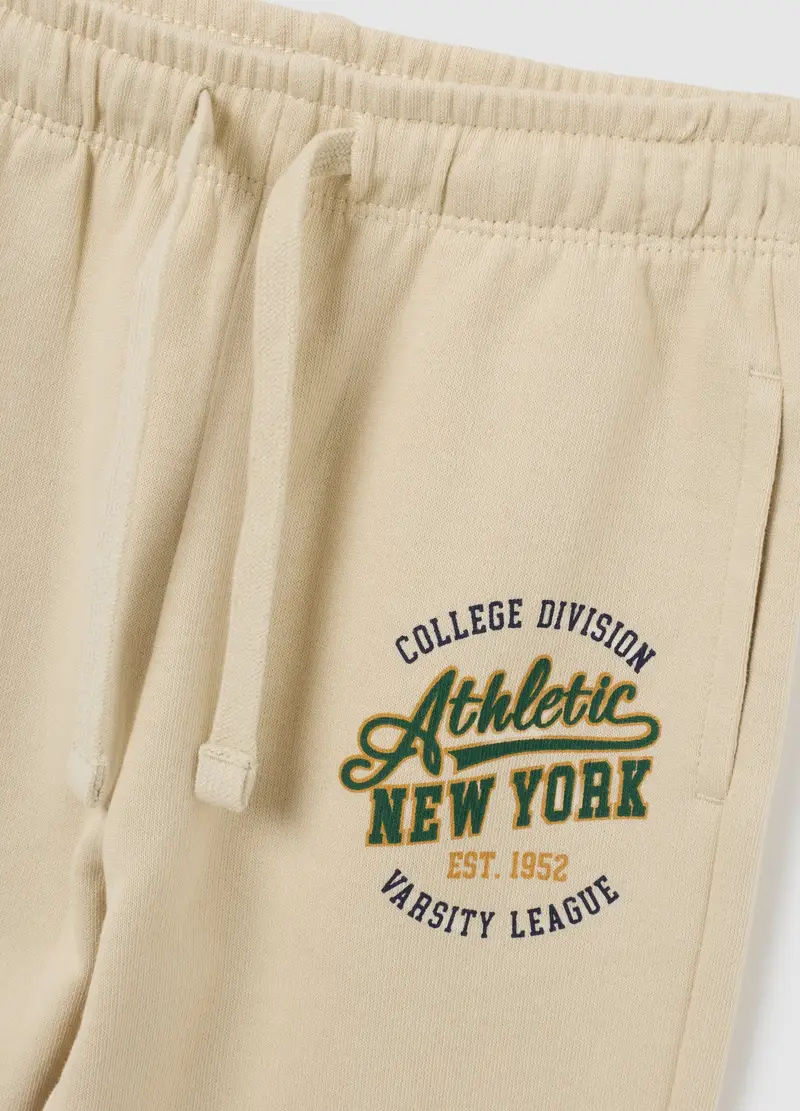 OVS, Completo Da Bambino In Puro Cotone Beige Regular Fit, Beige, Taglia: 3-4 miniatura 3