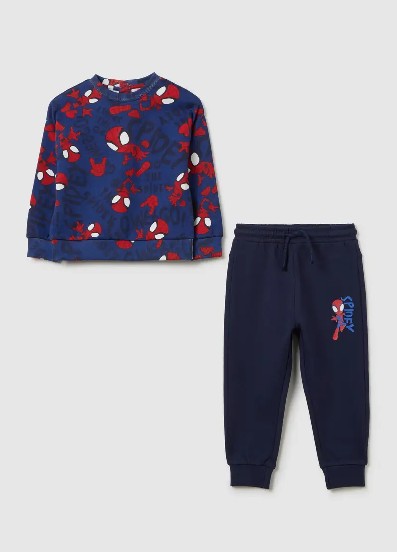 OVS, Completo Da Bambino In Puro Cotone Blu Regular Fit, Blu, Taglia: 18-24