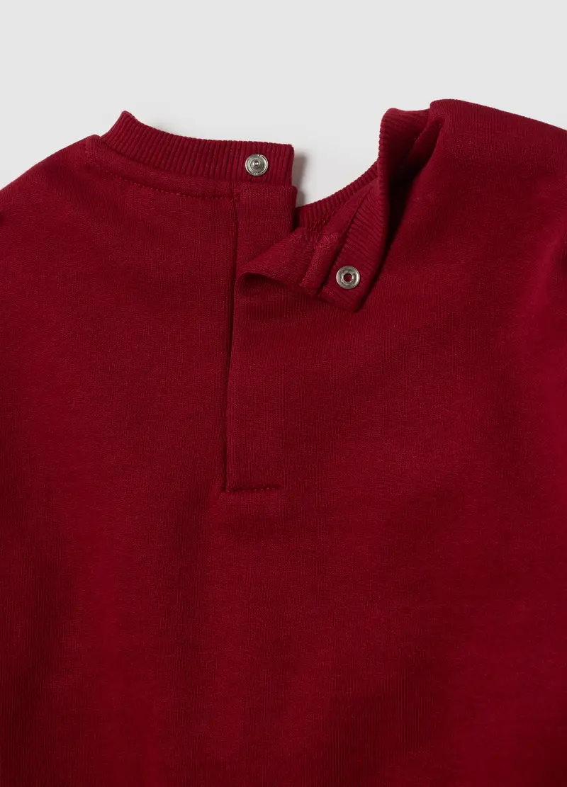 OVS, Completo Da Bambino In Puro Cotone Rosso E Grigio, Rosso, Taglia: 9-12 miniatura 3