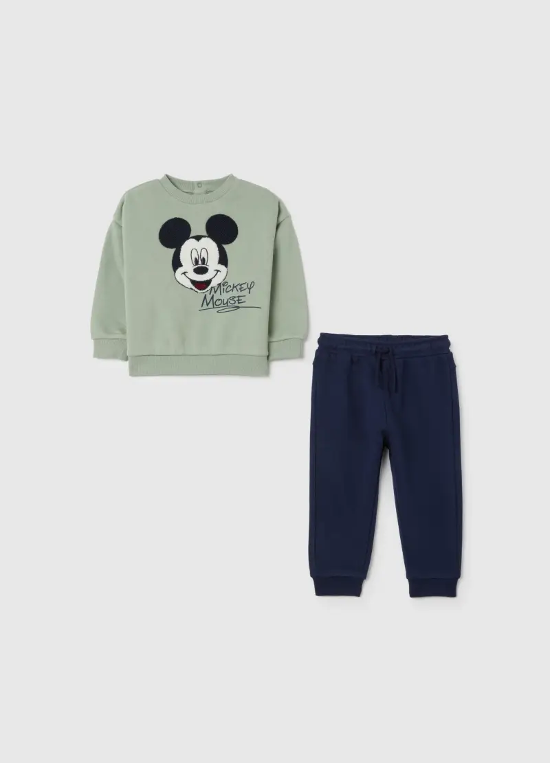 Completo Da Neonati In Misto Cotone Verde E Blu, Bambino, Verde