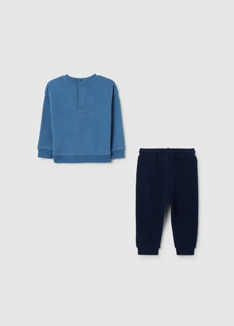 Completo Da Neonato In Misto Cotone Blu Regular Fit, Bambino, Blu miniatura 2