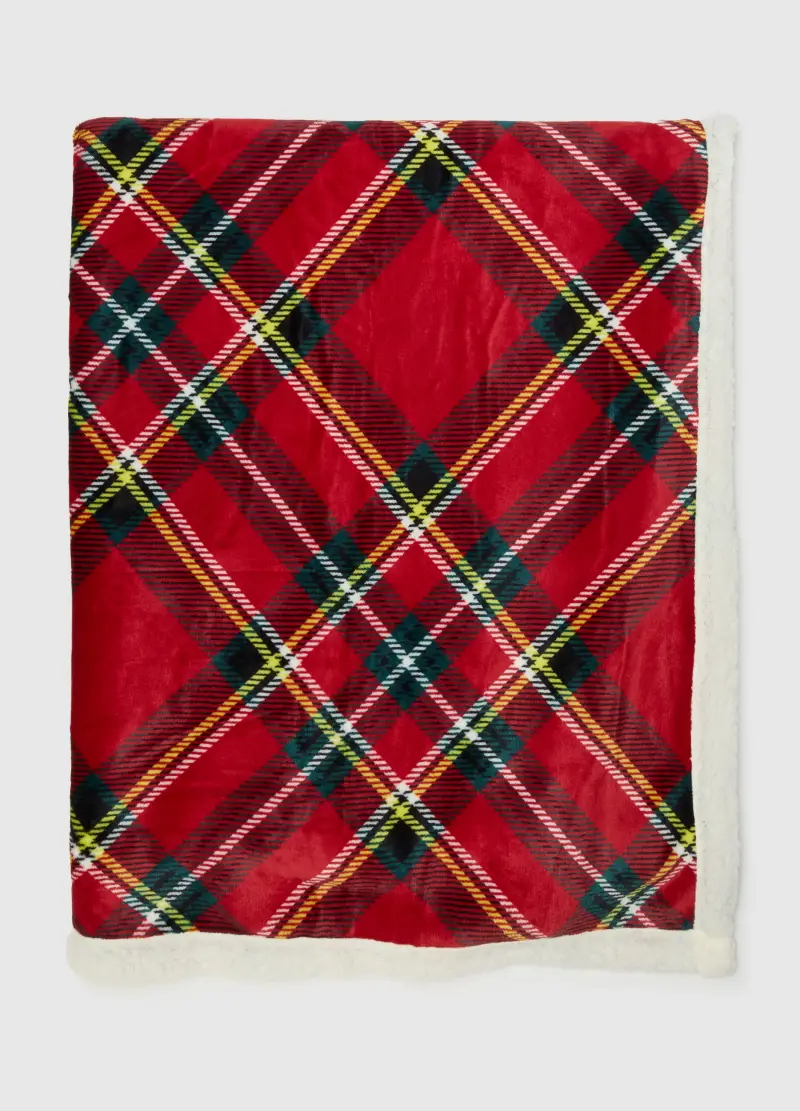 , Coperta A Quadri Multicolor, Uomo, Multicolor miniatura 3