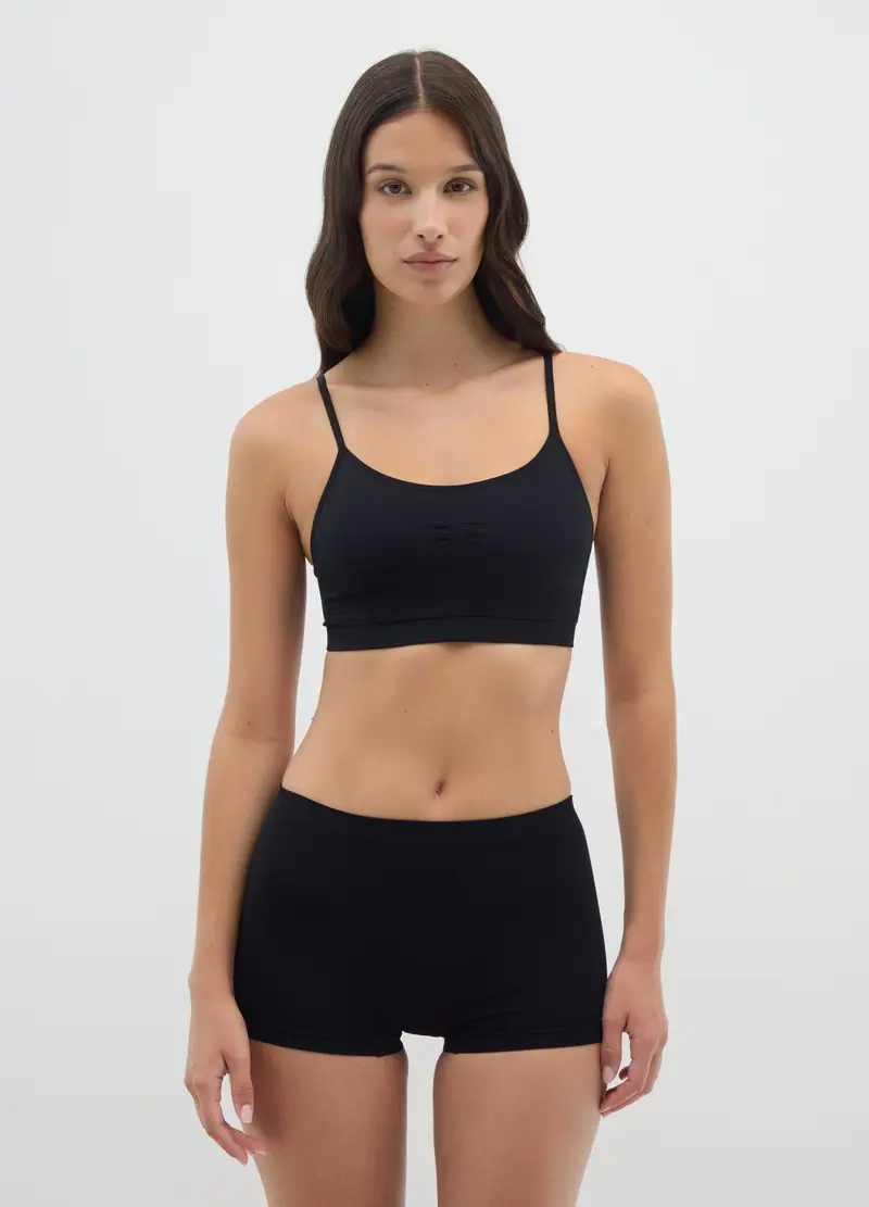OVS , Culotte In Tessuto Elasticizzato Nero, Donna, Nero, Taglia: S