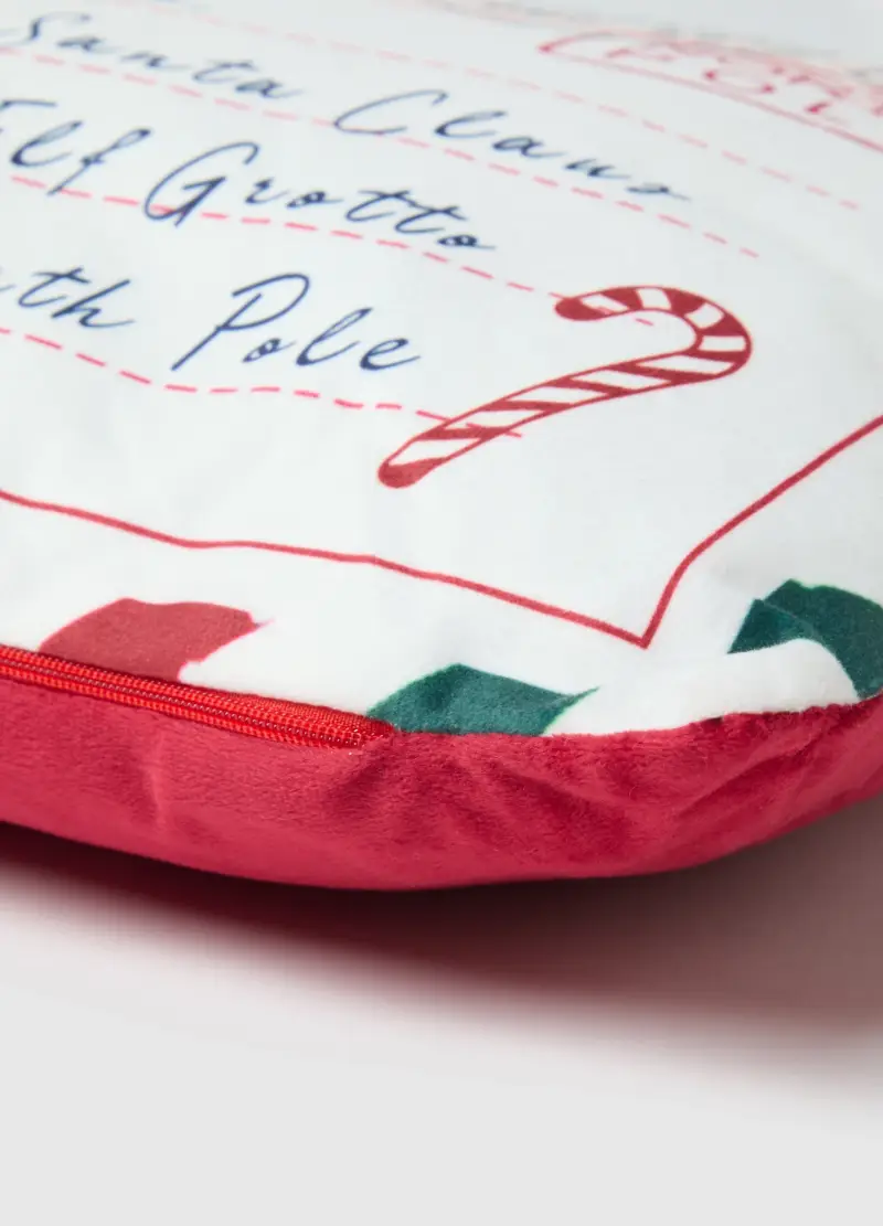 Cuscino Natalizio Con Stampe Multicolor, Donna, Multicolor miniatura 2