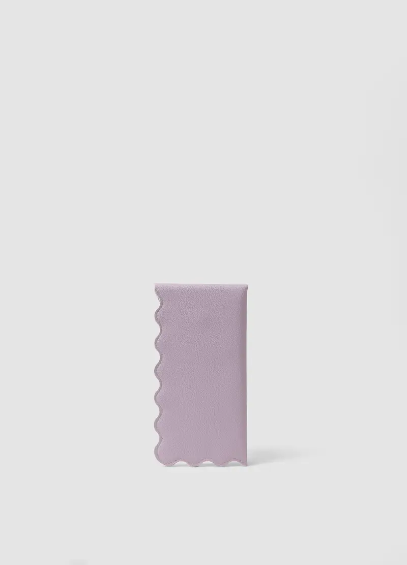 Custodia Viola Con Bordo Ondulato, Donna, Viola miniatura 2