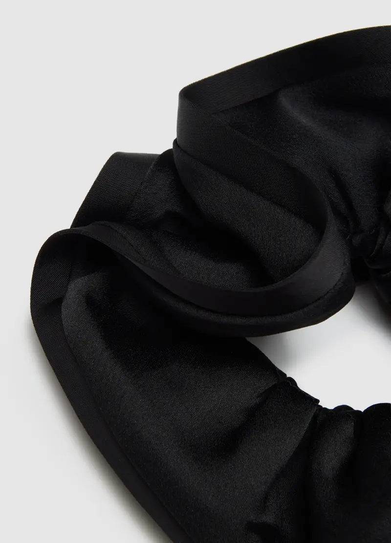 OVS, Elastico Per Capelli Da Donna In Raso Nero, Nero, Taglia: ONE SIZE miniatura 2