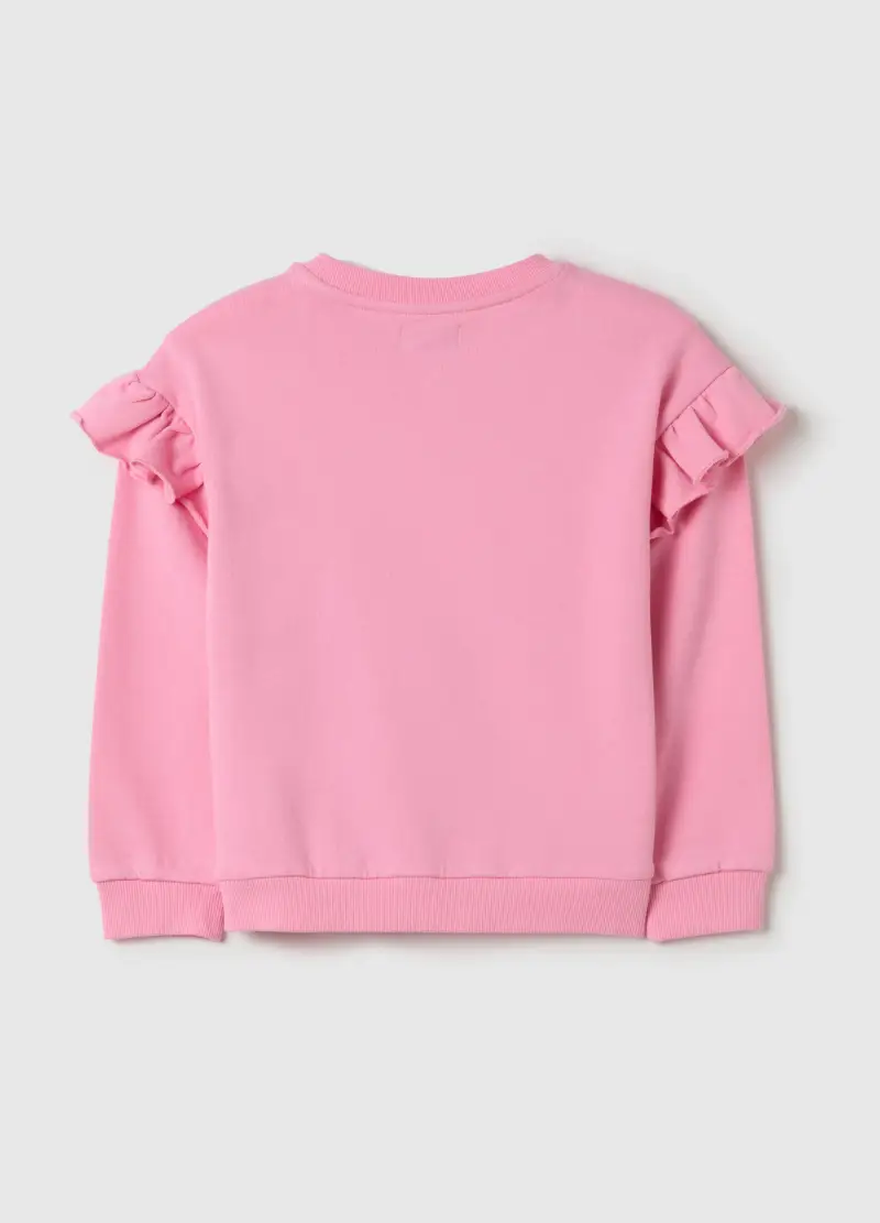 Felpa Con Volant Stampa "i Love You Cherry Much", Bambina, Rosa miniatura 2