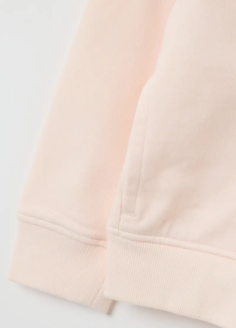 OVS, Felpa Da Bambina In Puro Cotone Beige Regular Fit, Beige, Taglia: 3-4 miniatura 2