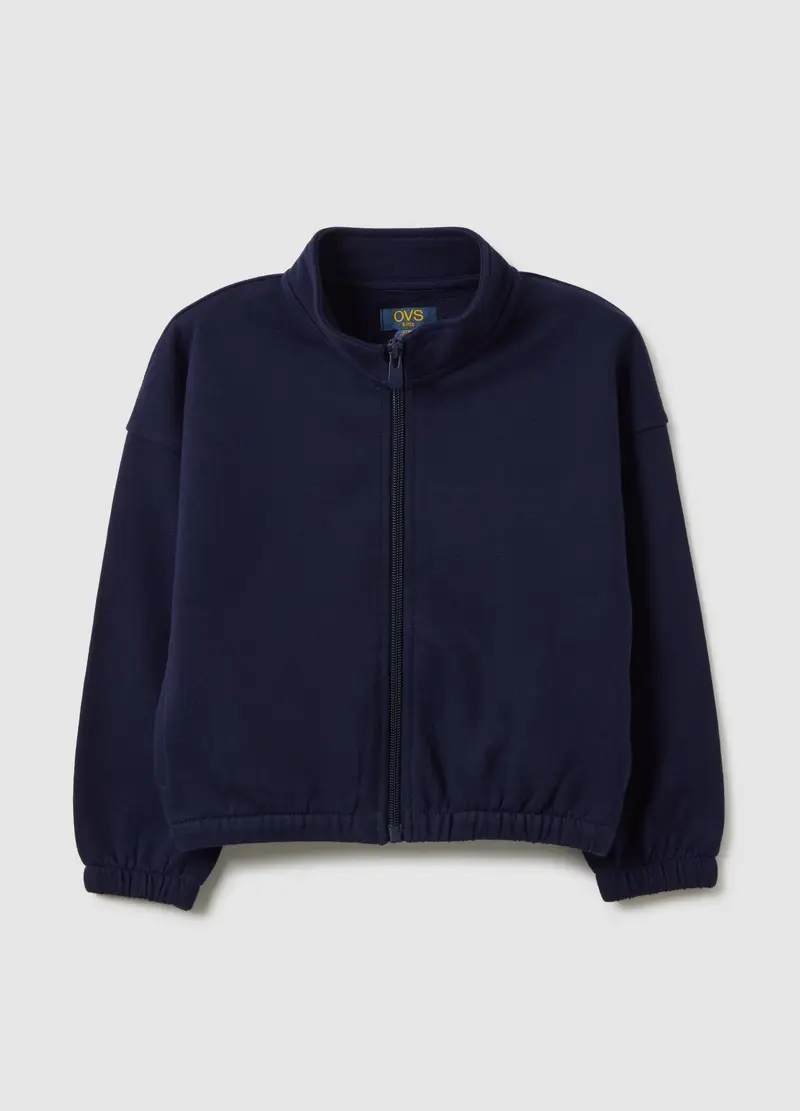 OVS, Felpa Da Bambina In Puro Cotone Blu Oversize, Blu, Taglia: 3-4