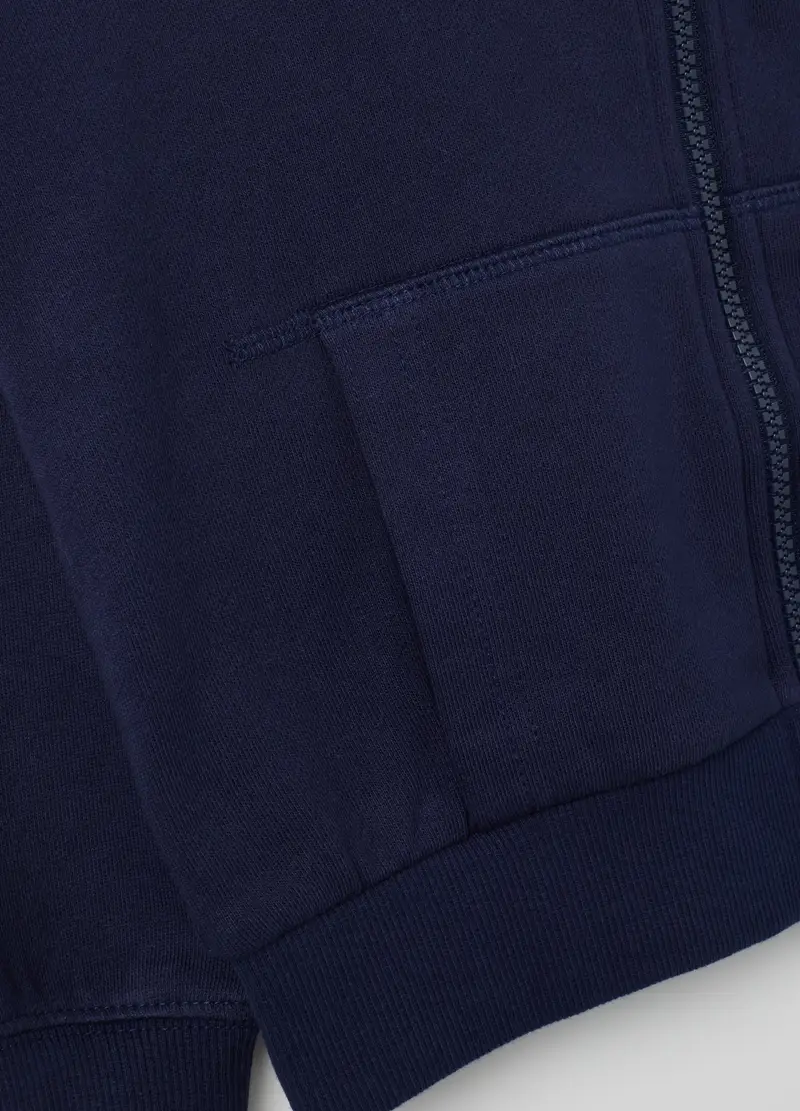 OVS, Felpa Da Bambina In Puro Cotone Blu Regular Fit, Blu, Taglia: 3-4 miniatura 2