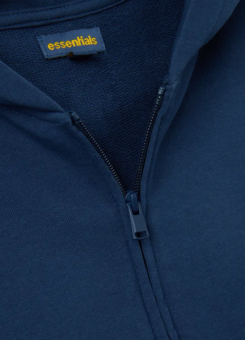 OVS, Felpa Da Bambino In Puro Cotone Blu Regular Fit, Blu, Taglia: 3-4 miniatura 2