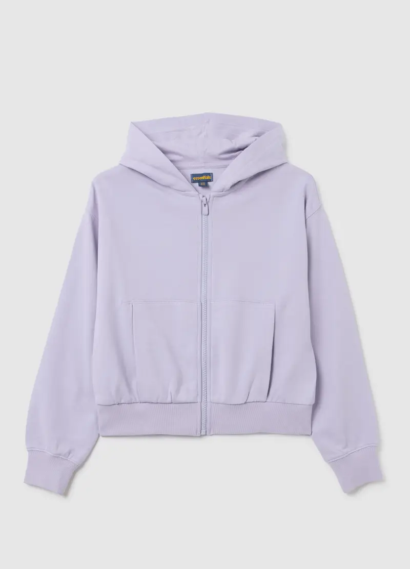 OVS, Felpa Da Ragazza In Puro Cotone Viola Regular Fit, Bambina, Viola, Taglia: 10-11