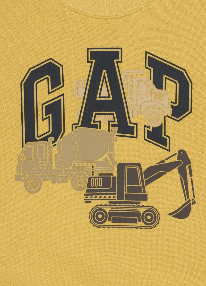 Felpa Gialla Per Bambino Kids miniatura 2