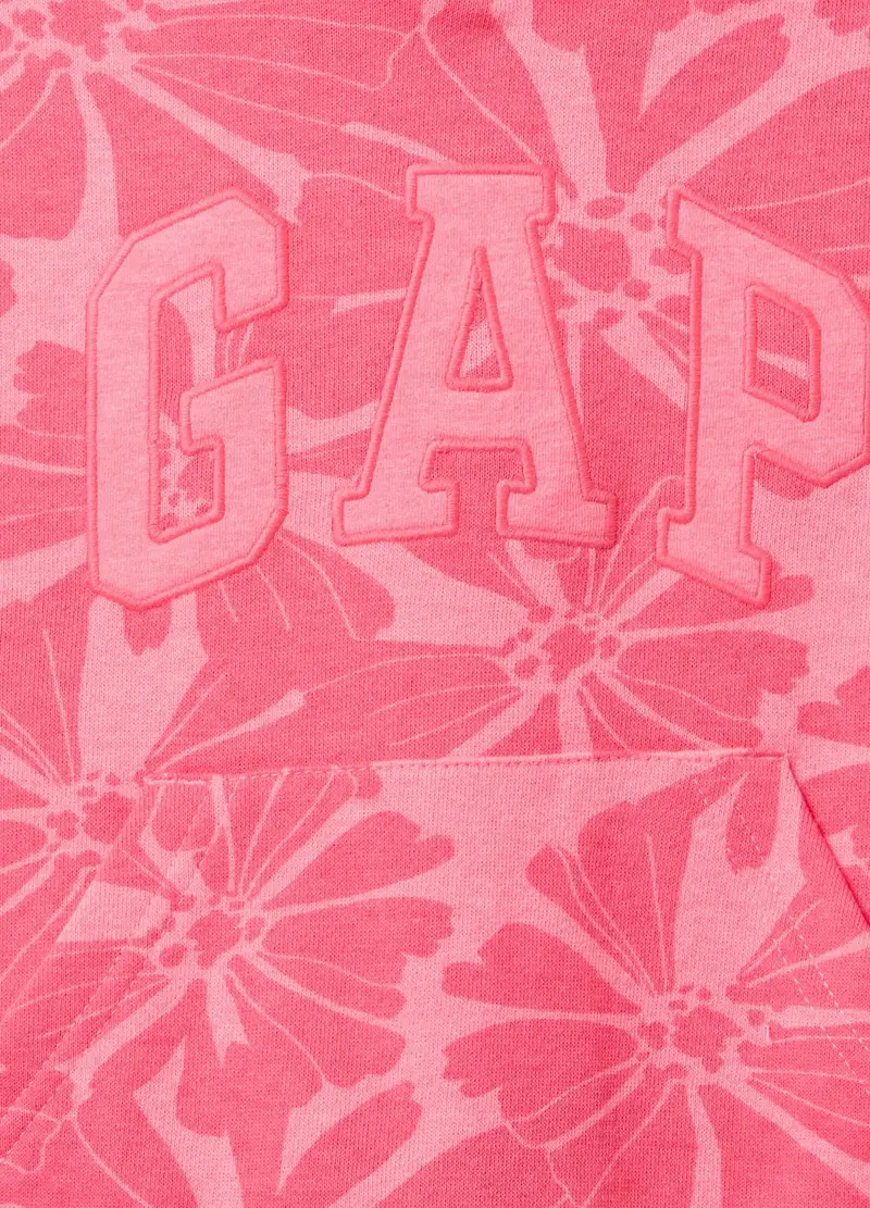 OVS, Felpa In French Terry Con Cappuccio, Unisex, Rosa, Taglia: 12-18M/74-79 miniatura 2