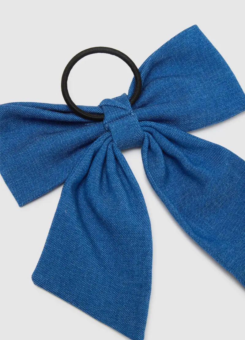 Fiocco Blu Per Capelli, Donna, Blu miniatura 2