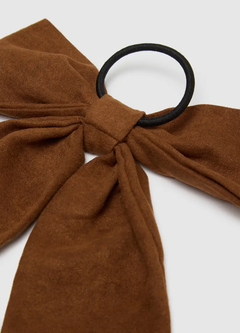 Fiocco Marrone Per Capelli, Donna, Marrone miniatura 2