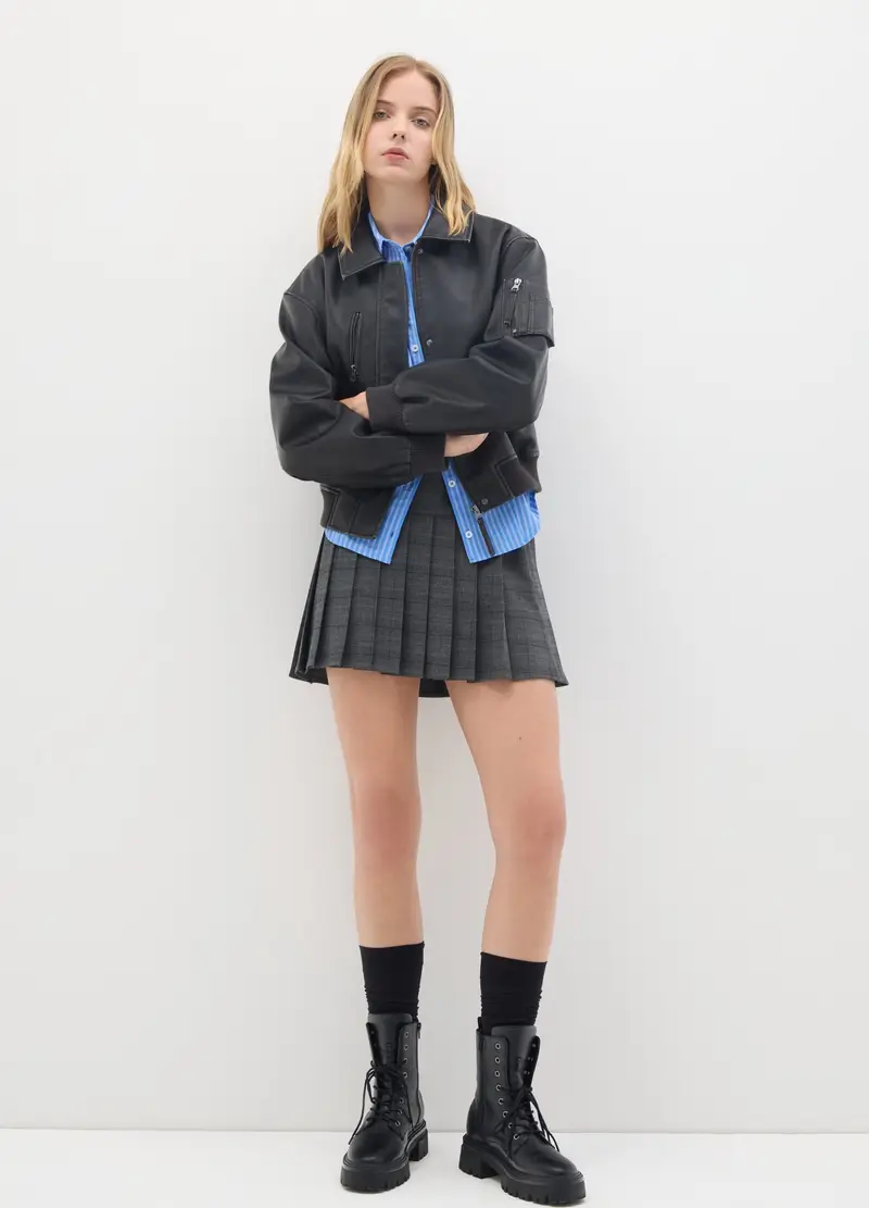 OVS, Giacca Bomber Nero Slim Fit, Donna, Multicolor, Taglia: XS