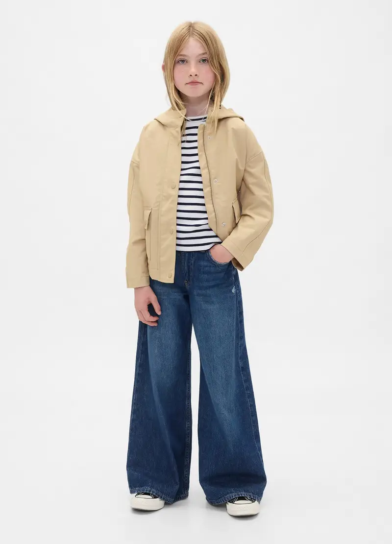 Giacca Con Cappuccio, Bambina, Giallo miniatura 2