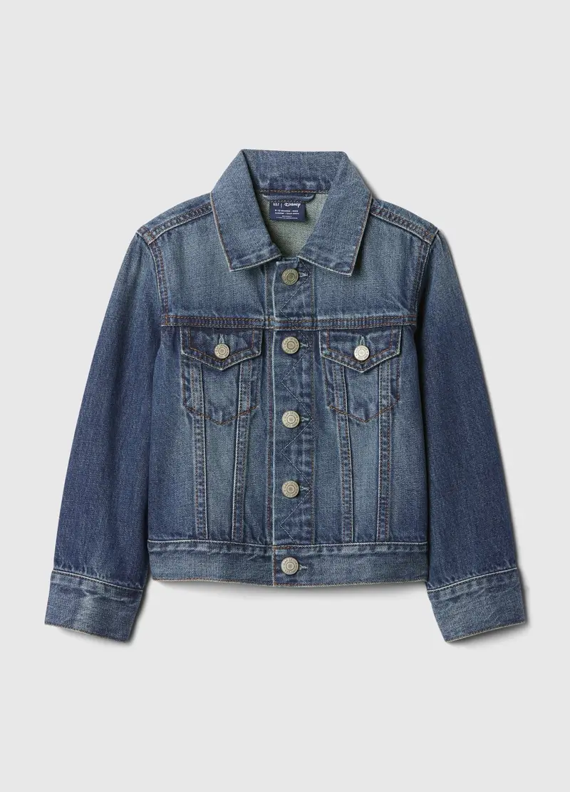 OVS, Giacca Da Bambino In Denim Blu Con Mickey Mouse, Denim, Taglia: 6-12M/69-74