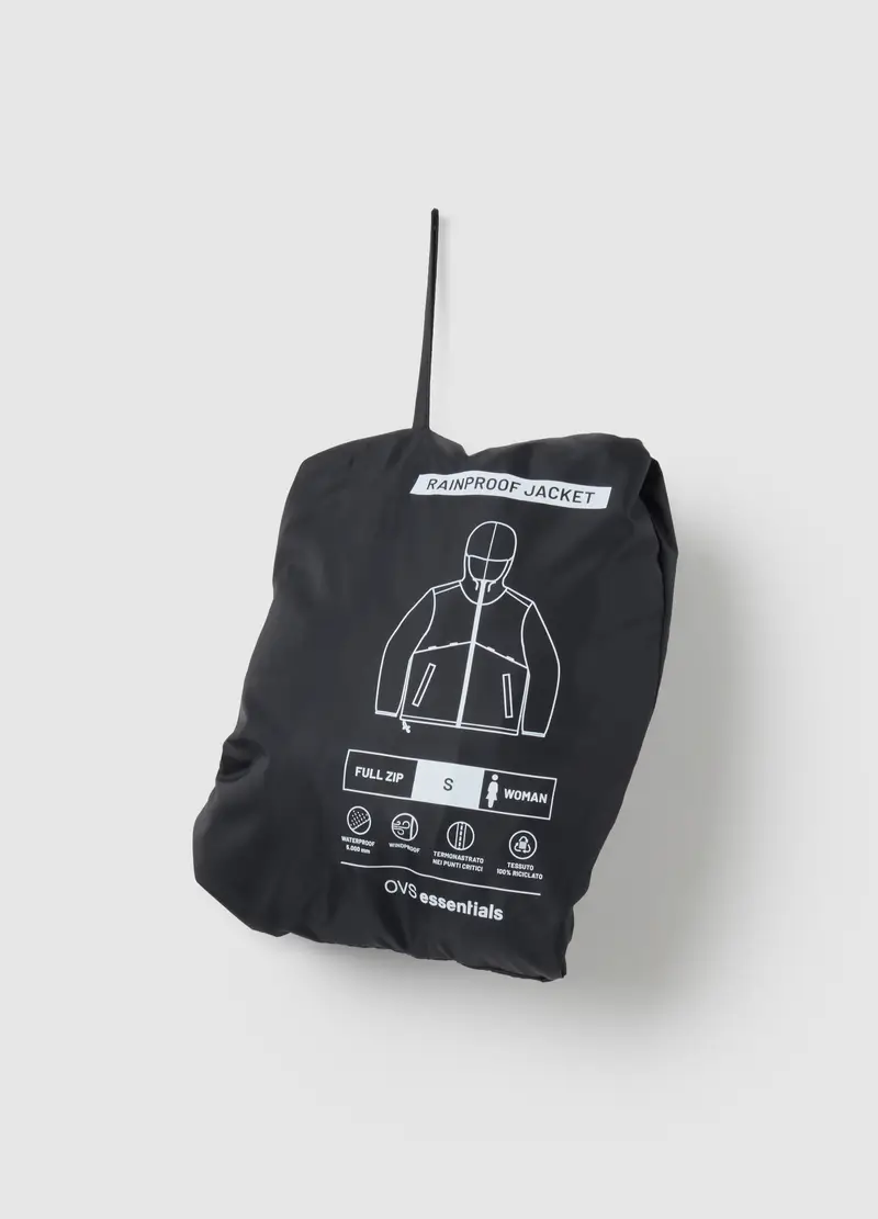 OVS, Giacca Da Donna In Nero Impermeabile, Nero, Taglia: XS miniatura 2