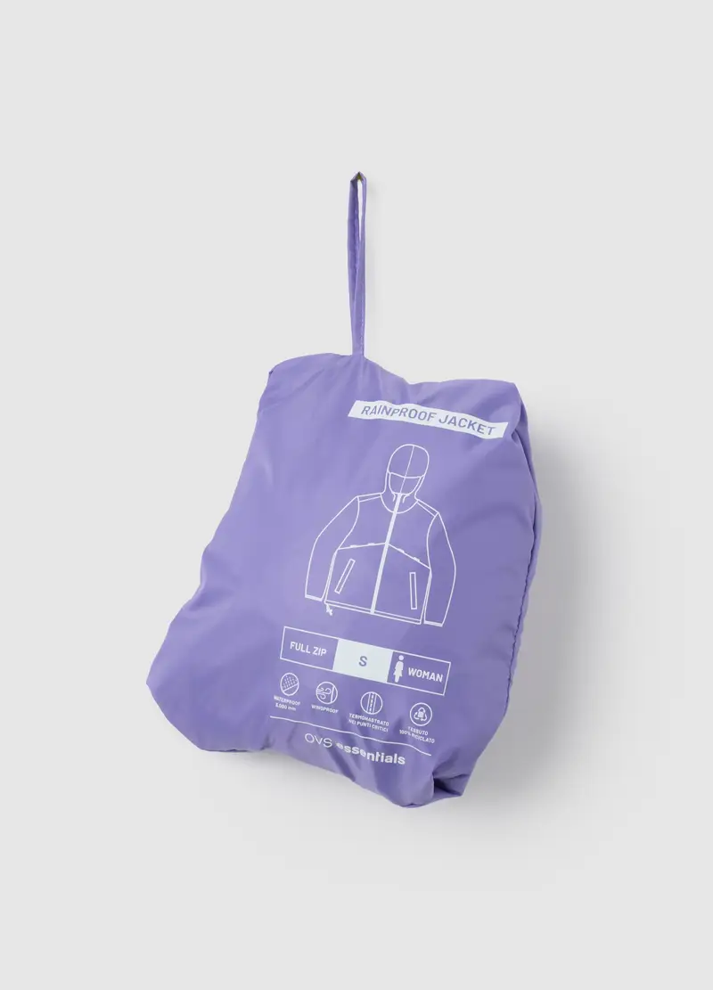 OVS, Giacca Da Donna In Viola Impermeabile, Viola, Taglia: XS miniatura 2