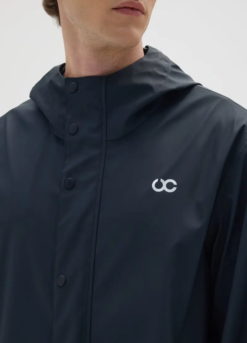 OVS , Giacca Leggera Impermeabile Blu Regular Fit, Uomo, Blu, Taglia: M miniatura 3