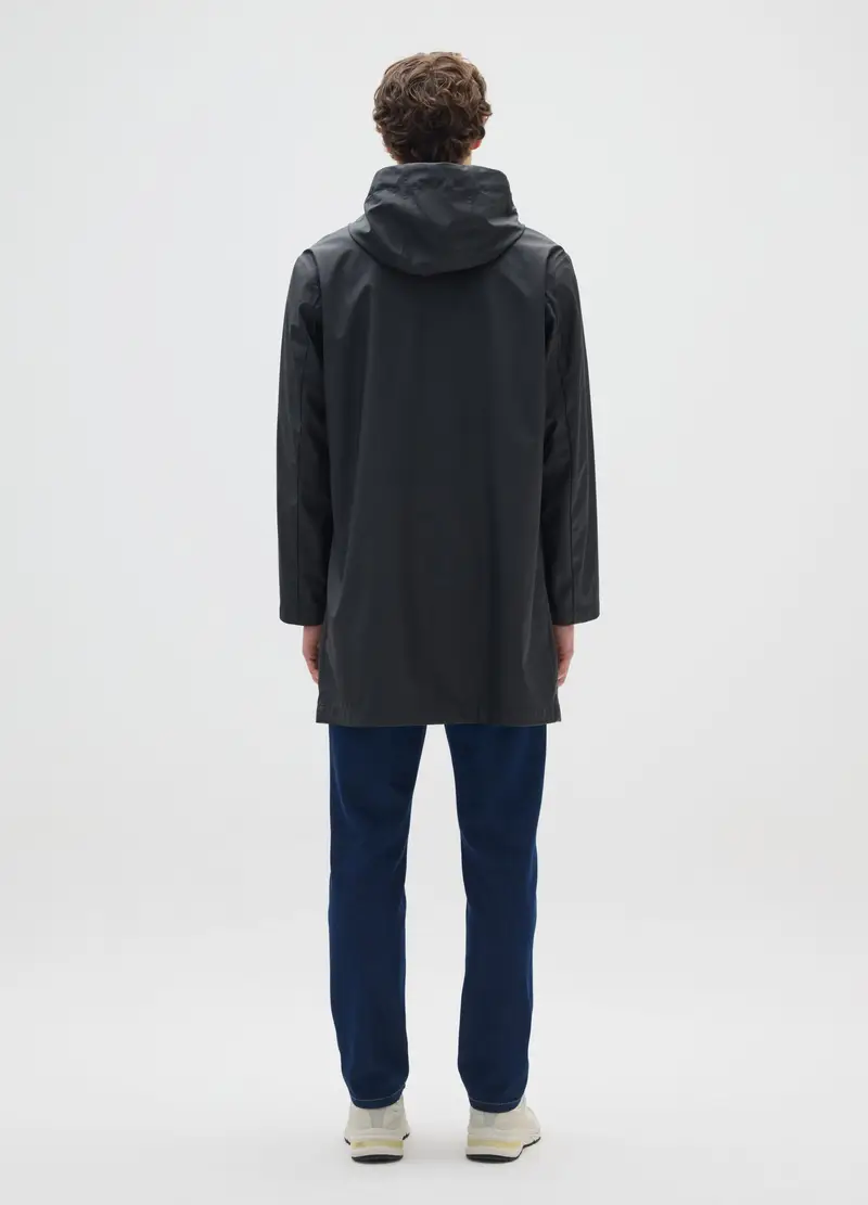 OVS, Giacca Leggera Impermeabile Nera Regular Fit, Uomo, Nero, Taglia: M miniatura 2