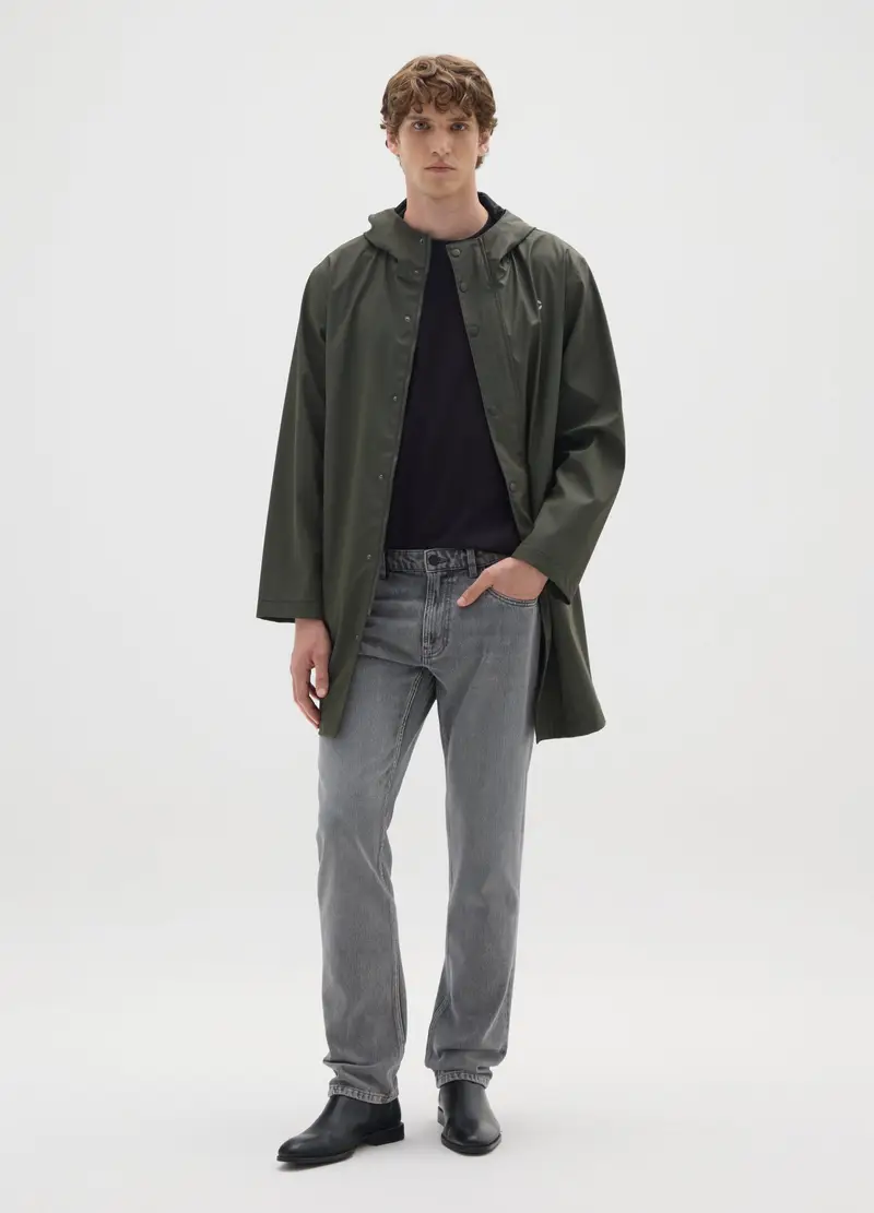 OVS, Giacca Leggera Impermeabile Verde Regular Fit, Uomo, Verde, Taglia: M