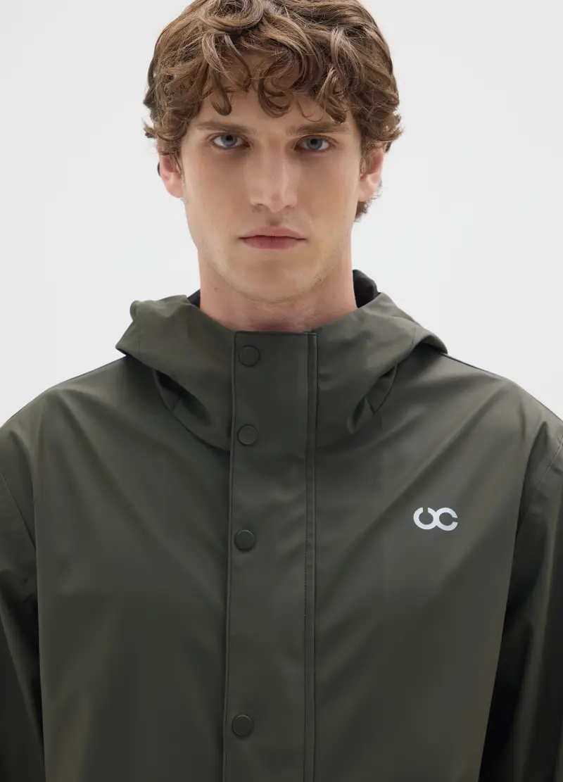 OVS, Giacca Leggera Impermeabile Verde Regular Fit, Uomo, Verde, Taglia: M miniatura 3