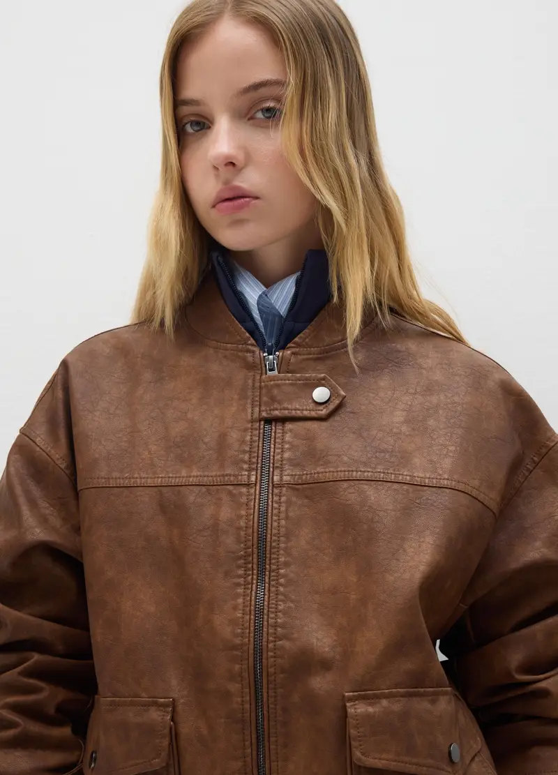 OVS, Giacca Marrone Regular Fit, Donna, Marrone, Taglia: S miniatura 2