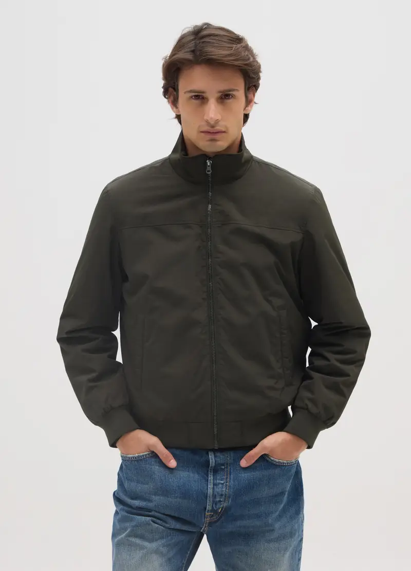 Giacca Verde Imbottita Con Chiusura A Zip, Uomo, Verde miniatura 2