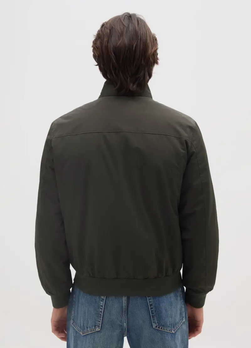 Giacca Verde Imbottita Con Chiusura A Zip, Uomo, Verde miniatura 3