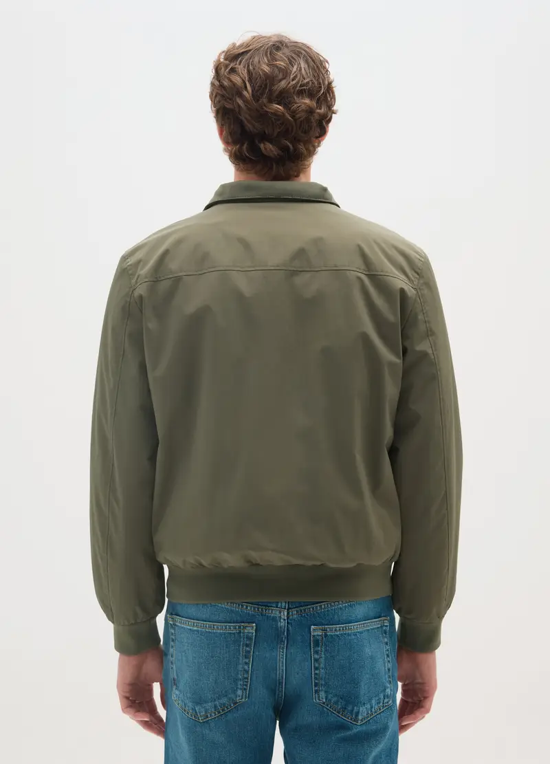 Giacca Verde Imbottita Con Chiusura A Zip, Uomo, Verde miniatura 3