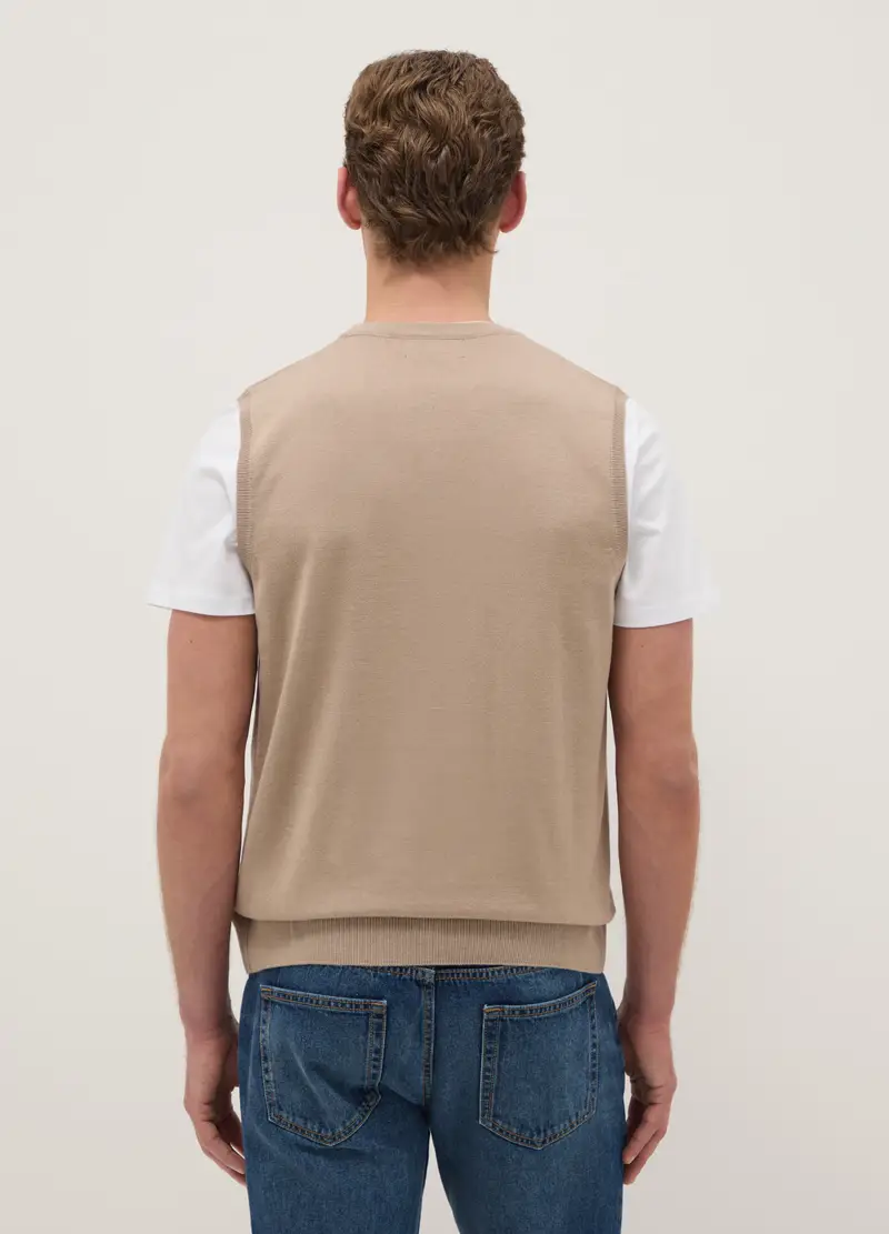 OVS Gilet Uomo Beige 4329247 miniatura 3