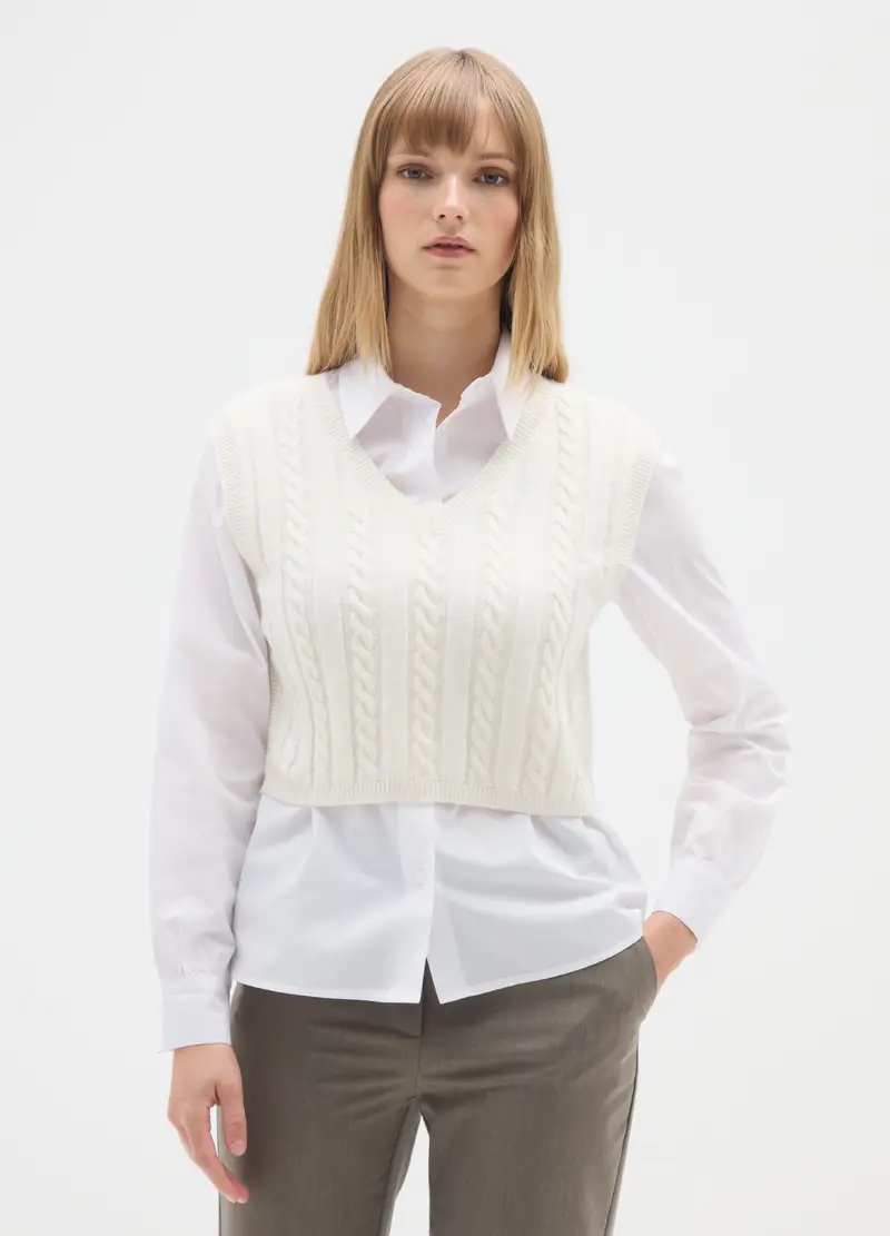 OVS Gilet Donna Bianco 4153322