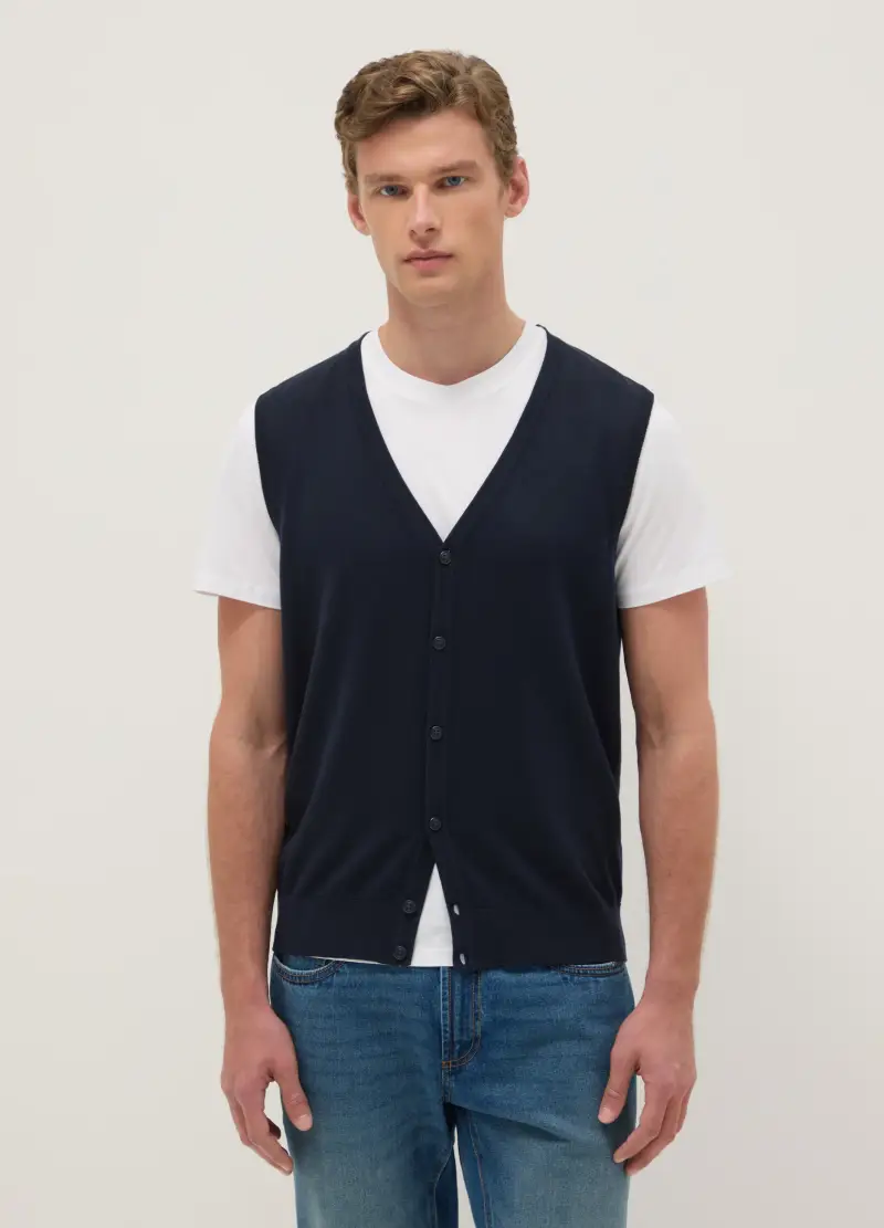 OVS Gilet Uomo Blu 3984290